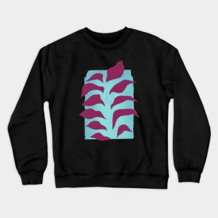 Book Leaf (magenta) Crewneck Sweatshirt